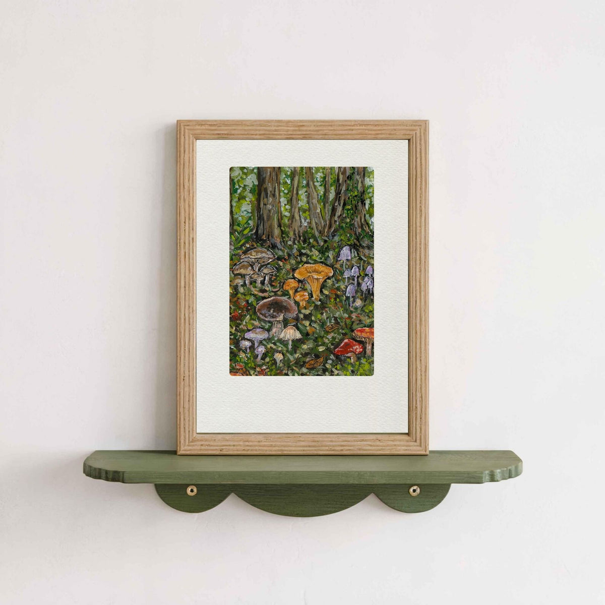 Toadstool Forest Art Print