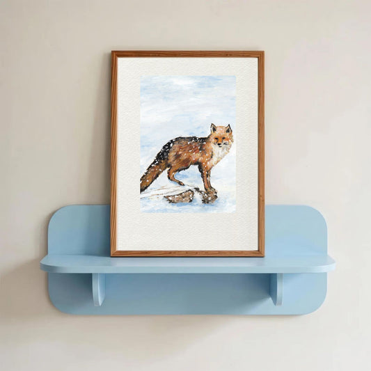 Snow Fox Art Print