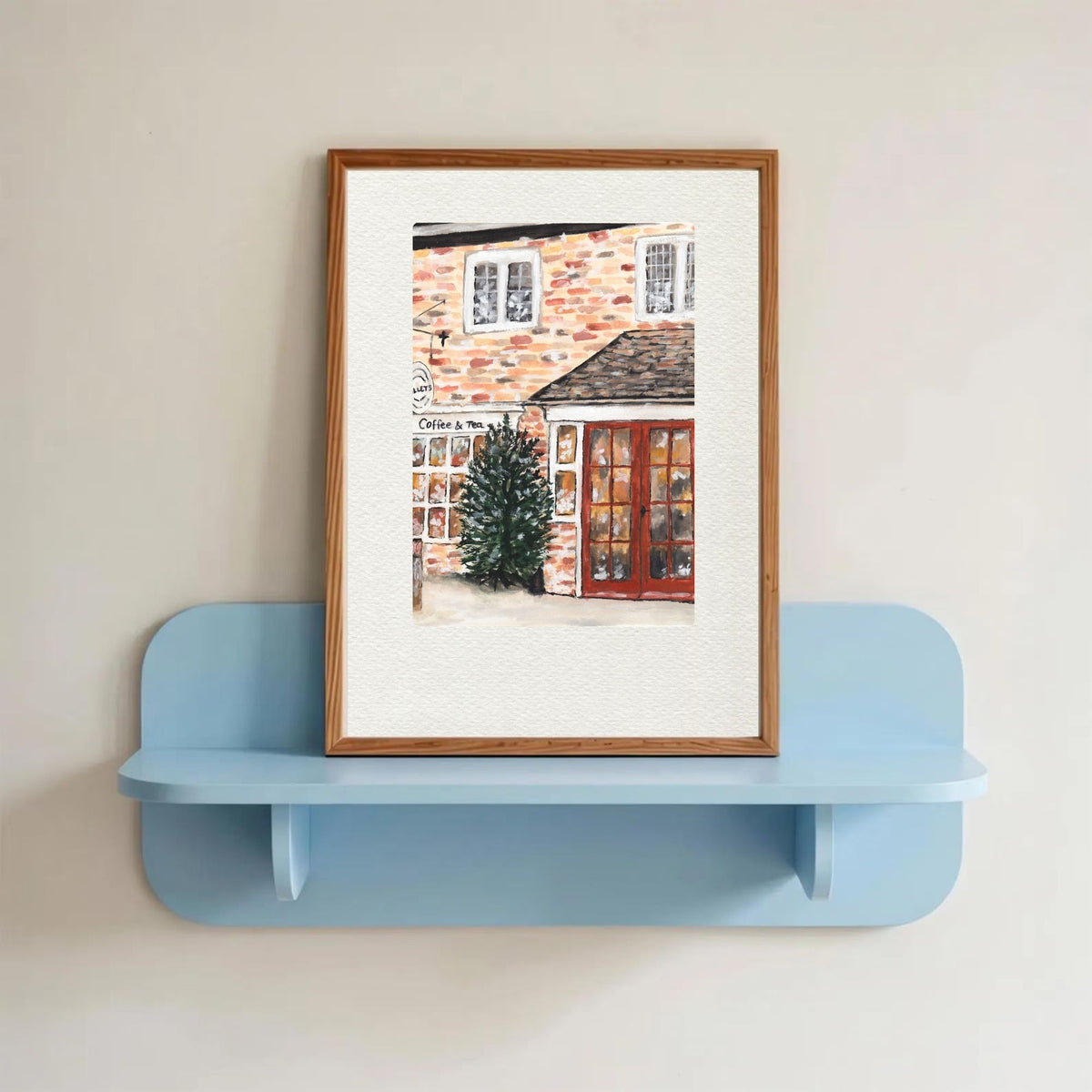 Christmas Coffee Bar Art Print