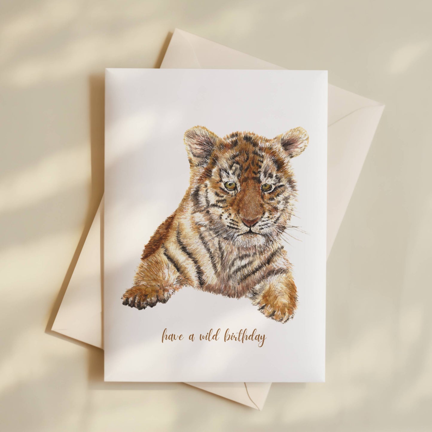 Tiger Birthday Card