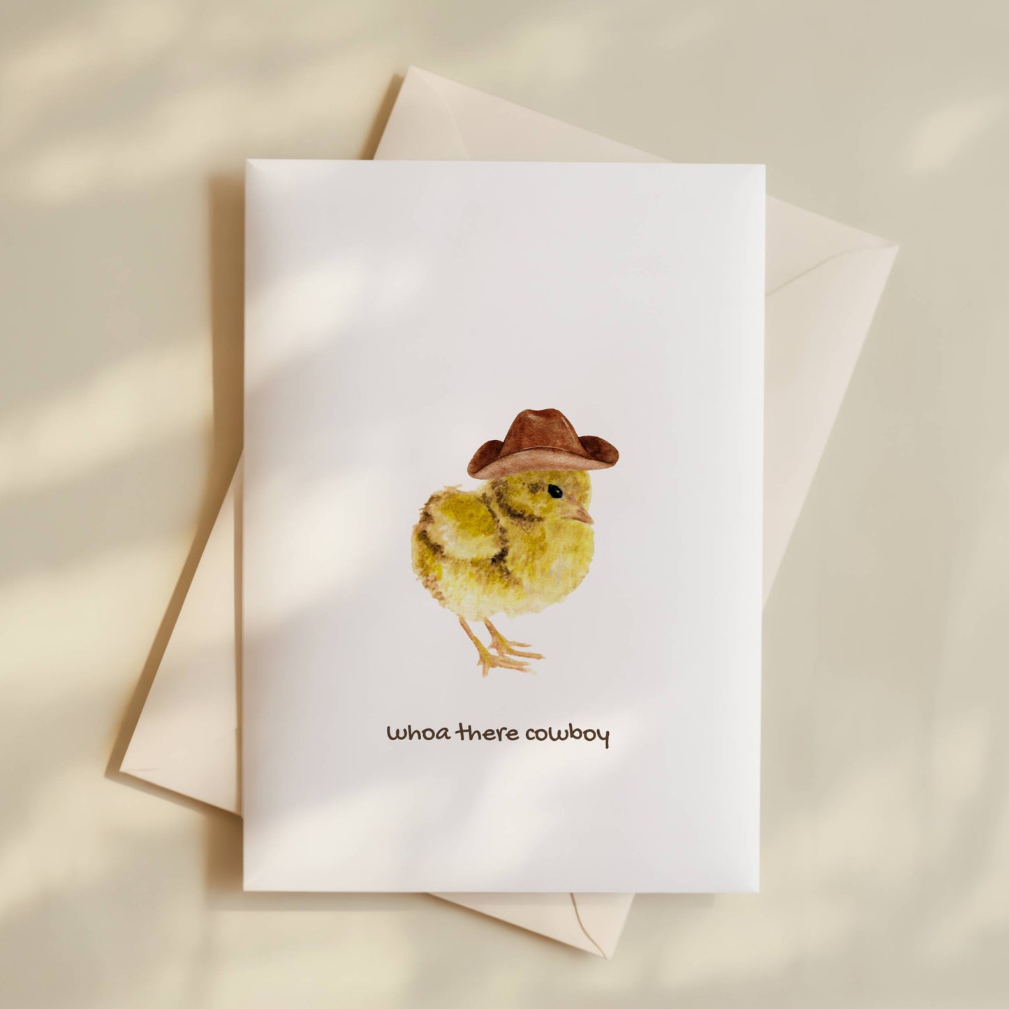 Funny Cowboy Chick Card