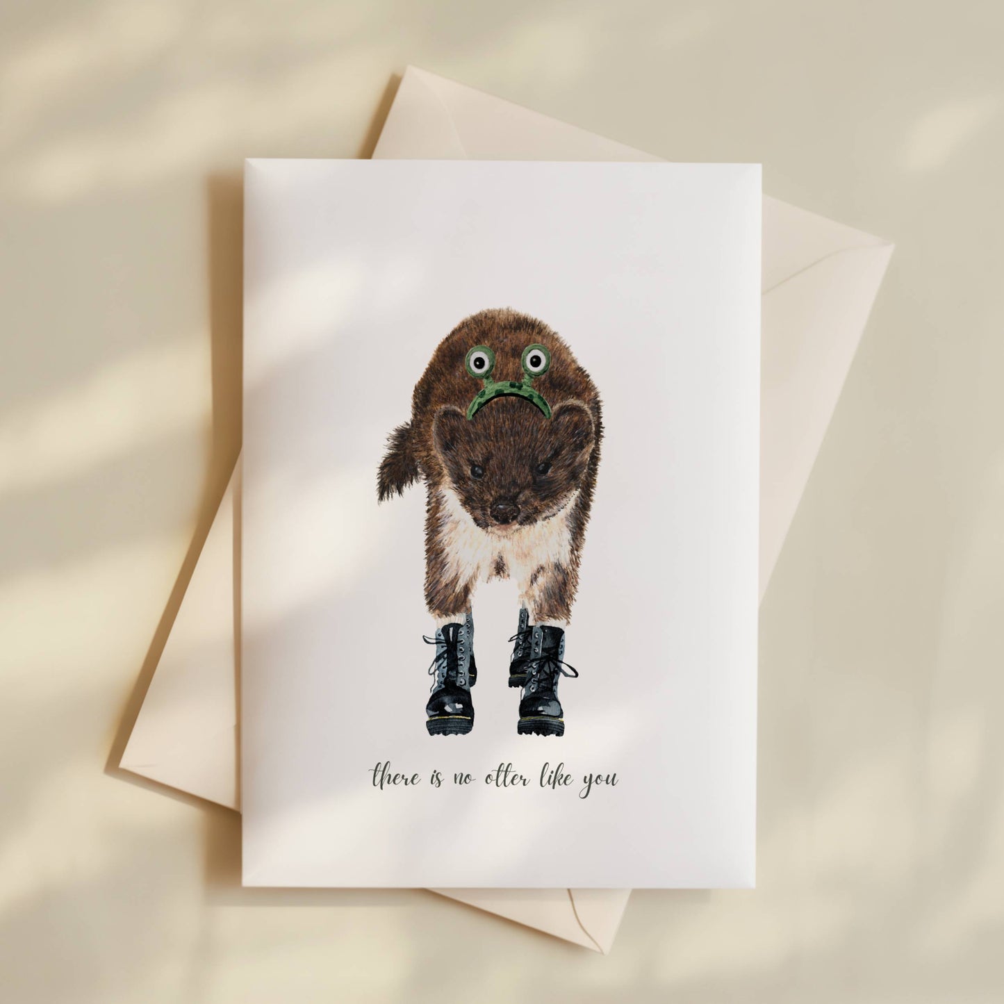Funny Otter Love Card