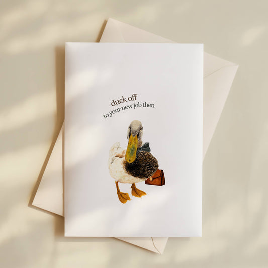 Funny New Job Card
