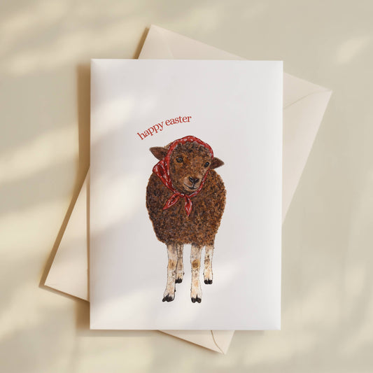 Sheep Easter Card