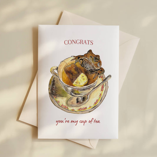 Funny Frog Love Card