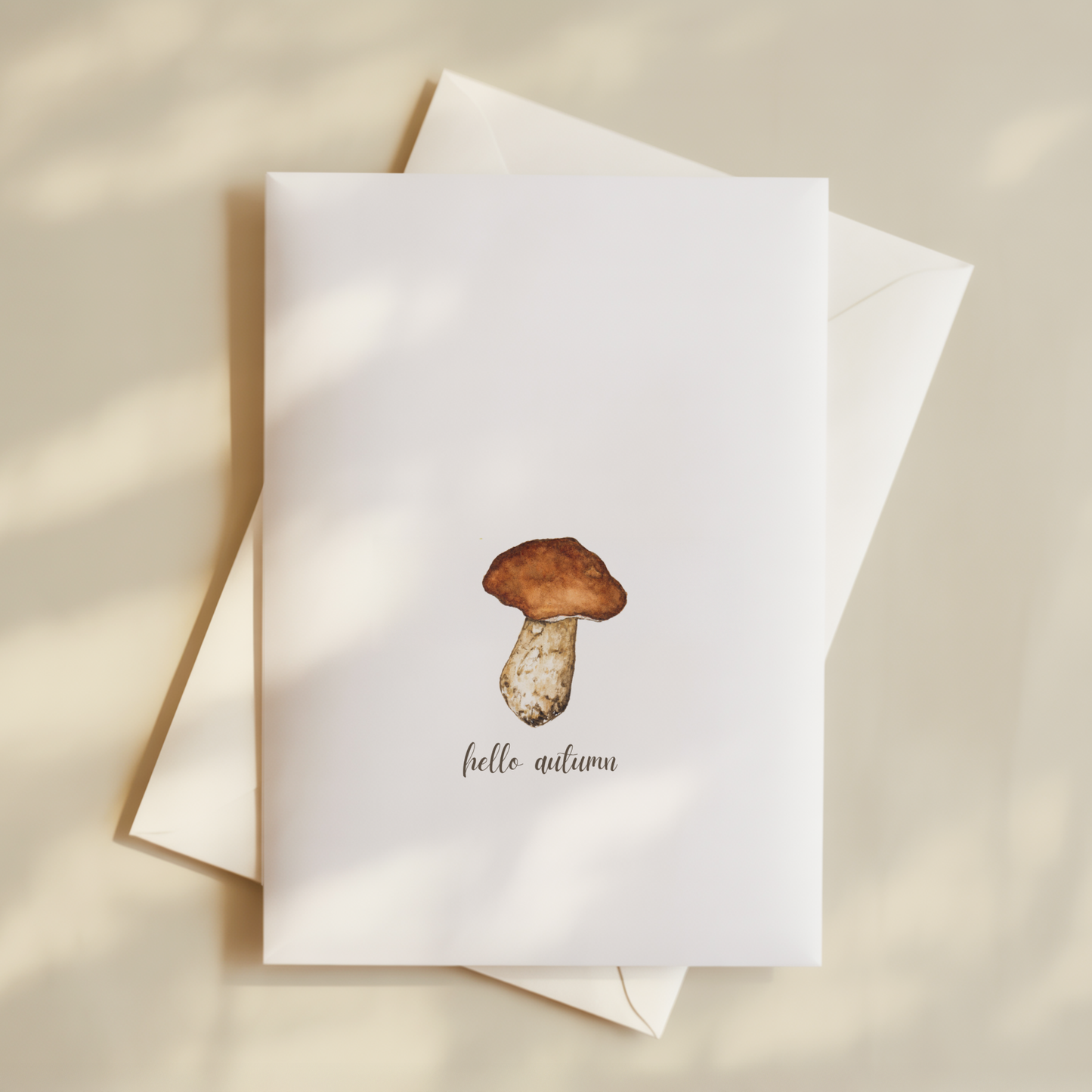 Mushroom Fall Card
