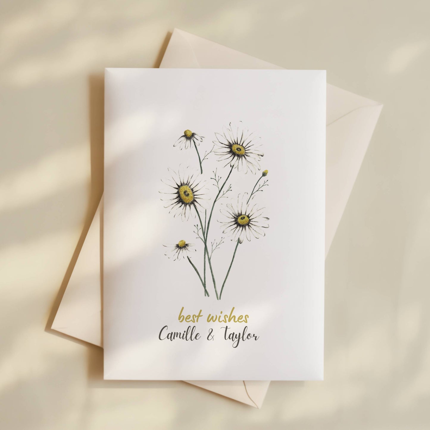 Personalised Name Wedding Card