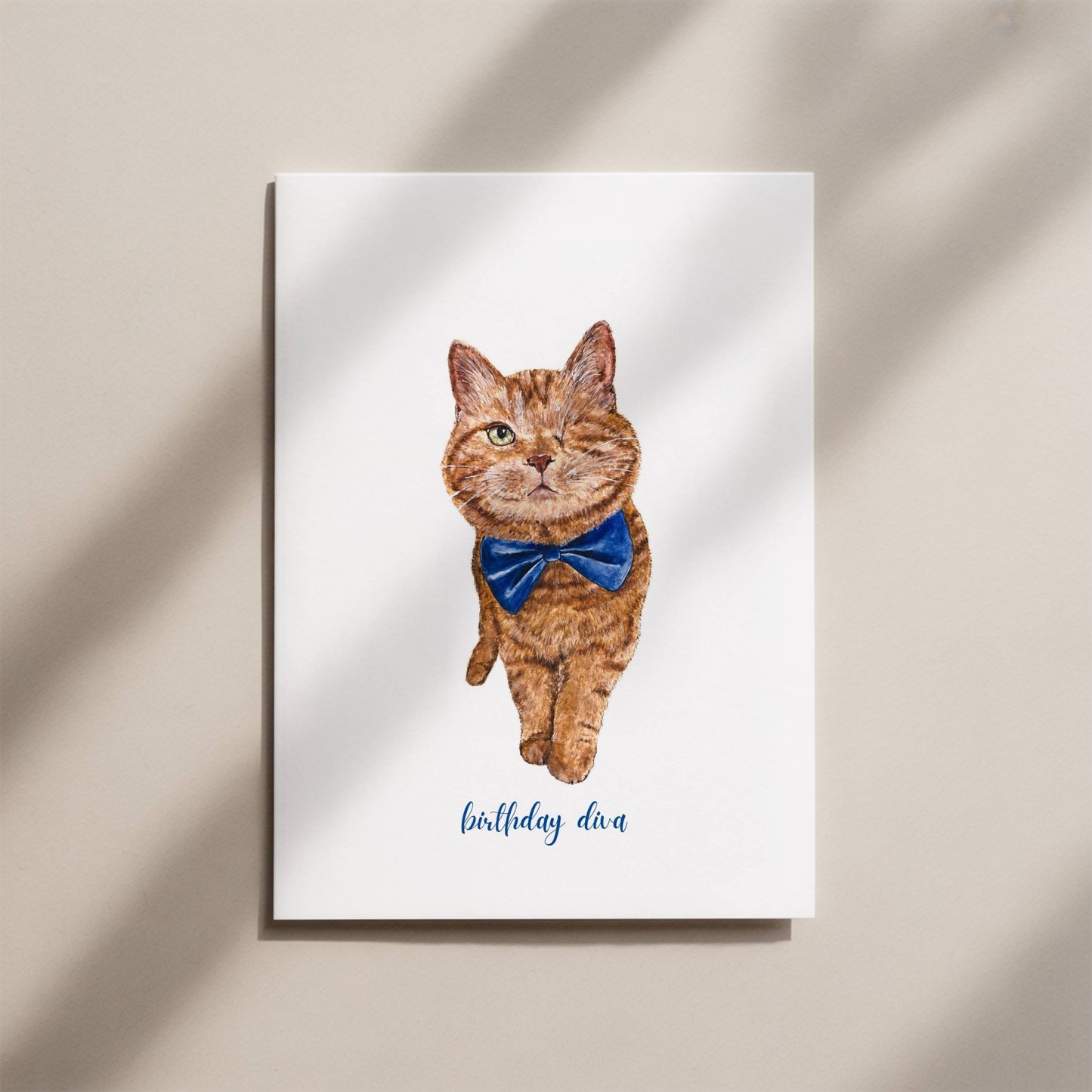 Funny Cat Birthday Card