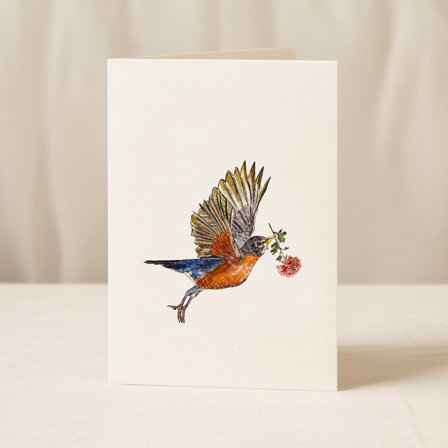 Delicate Robin Card