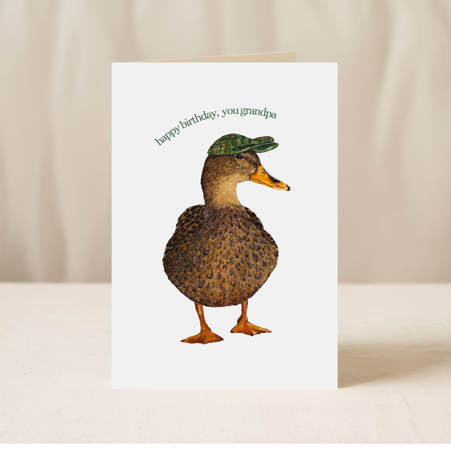Funny Duck Birthday Card