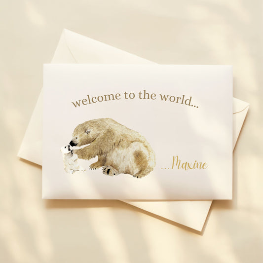 Personalised New Baby Card