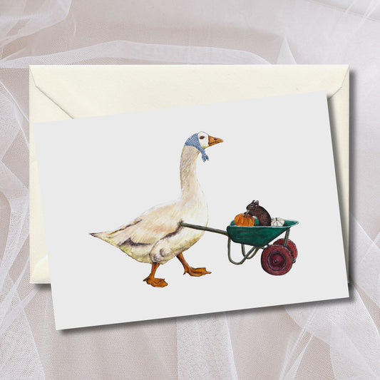 Autumn Goose Card