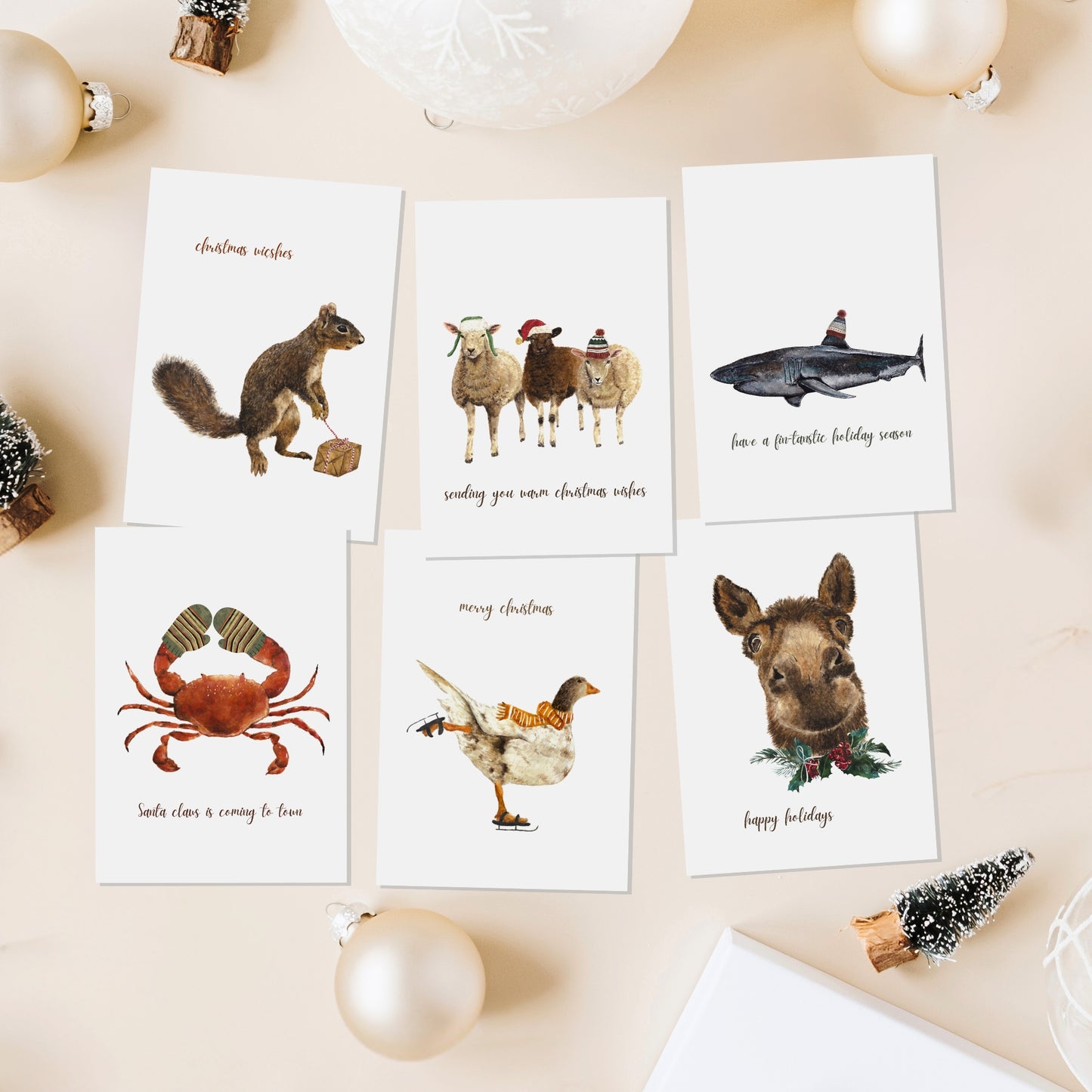 Sheep Christmas Card