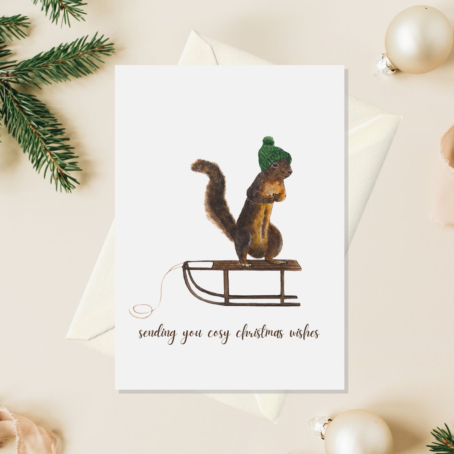 Squirrel Christmas Card 2.0
